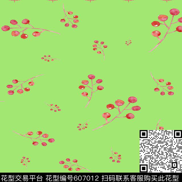 花瓣小碎花花朵传统印花华亿平台下载（图片编号: 607012） - 瓦栏（Walan）