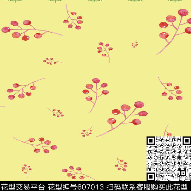 花瓣小碎花花朵传统印花华亿平台下载（图片编号: 607013） - 瓦栏（Walan）