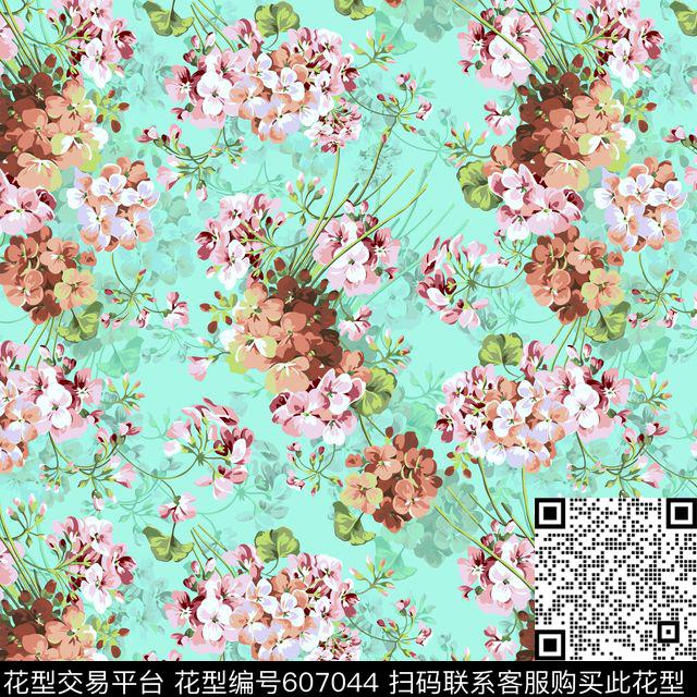 大花花。中国分数码印花华亿平台下载（图片编号: 607044） - 瓦栏（Walan）