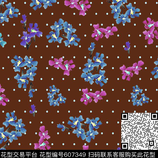 女装碎花波点传统印花华亿平台下载（图片编号: 607349） - 瓦栏（Walan）