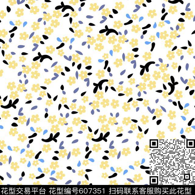 女装碎花雪纺印花传统印花华亿平台下载（图片编号: 607351） - 瓦栏（Walan）