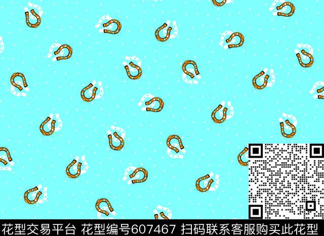 2017年女装新华亿平台卡通手绘华亿平台可爱钉马掌华亿平台传统印花华亿平台下载（图片编号: 607467） - 瓦栏（Walan）