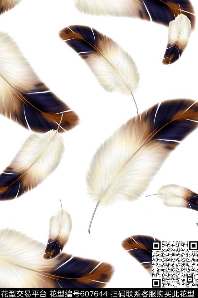 抽象几何清爽梦幻艺术平底立体手绘满版最新高清数码蕾丝民族中国风绣花珠宝肌理时尚潮

流大牌复古欧美风羽毛动物纹女装衬衫数码印花华亿平台下载（图片编号: 607644） - 瓦栏（Walan）