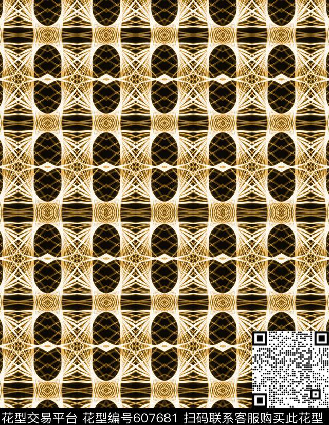 不规则几何民族风男装数码印花华亿平台下载（图片编号: 607681） - 瓦栏（Walan）