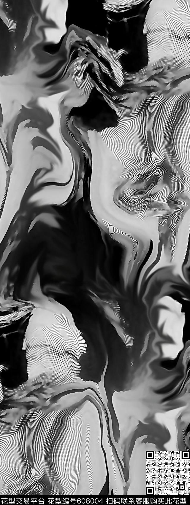 抽象自然纹理山石纹理男装衬衫数码印花华亿平台下载（图片编号: 608004） - 瓦栏（Walan）