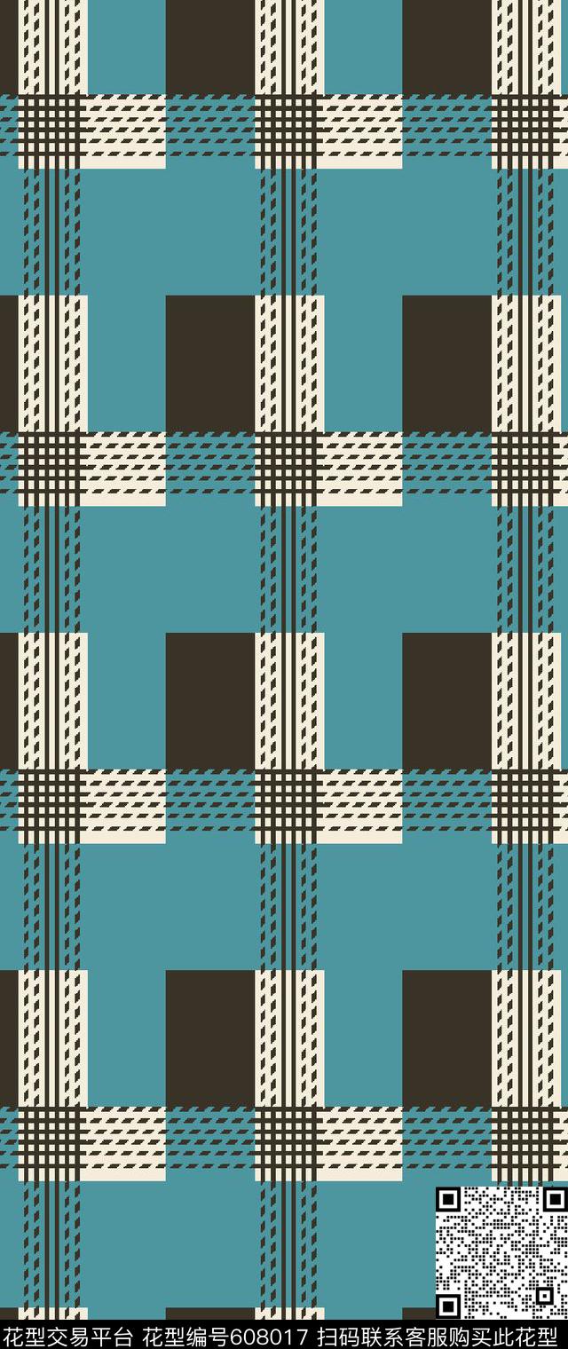 男装商务印花抽象几何格子印花传统印花华亿平台下载（图片编号: 608017） - 瓦栏（Walan）
