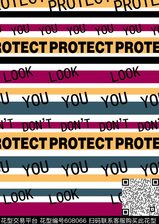 彩条字母趣味数码印花华亿平台下载（图片编号: 608066） - 瓦栏（Walan）