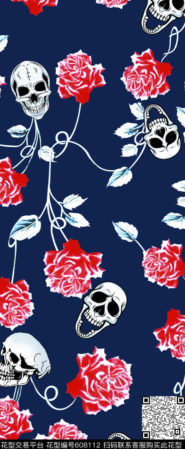 原创花卉小碎花抽象几何数码印花华亿平台下载（图片编号: 608112） - 瓦栏（Walan）