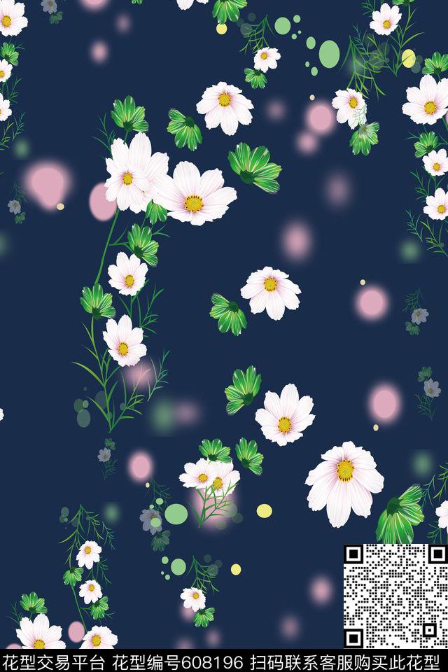 植物花卉风格花卉民族风图案数码印花华亿平台下载（图片编号: 608196） - 瓦栏（Walan）