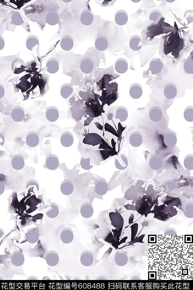 抽象几何清爽梦幻艺术平底立体手绘满版最新高清数码蕾丝民族中国风绣花珠宝肌理时尚潮

流大牌复古欧美风抽象花卉水墨纹理波点数码印花华亿平台下载（图片编号: 608488） - 瓦栏（Walan）