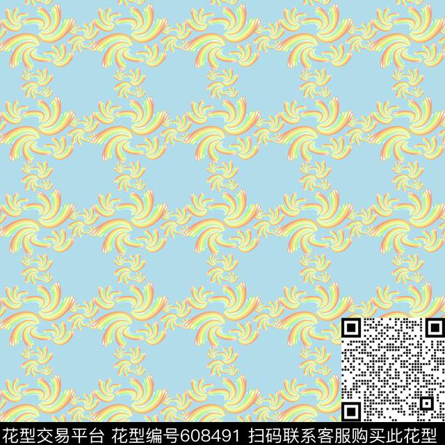 时尚花卉图案风格花卉数码印花华亿平台下载（图片编号: 608491） - 瓦栏（Walan）