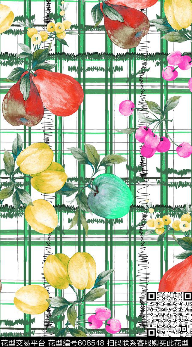 休闲时尚条纹数码印花华亿平台下载（图片编号: 608548） - 瓦栏（Walan）