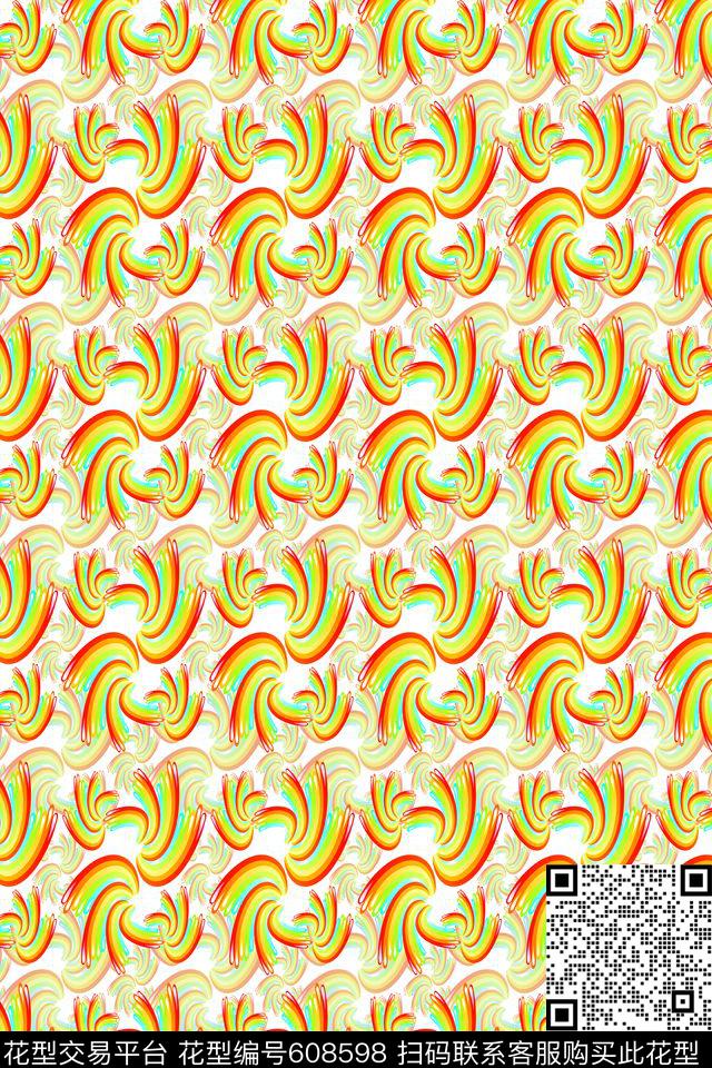 风格花卉花卉图案波西米亚数码印花华亿平台下载（图片编号: 608598） - 瓦栏（Walan）