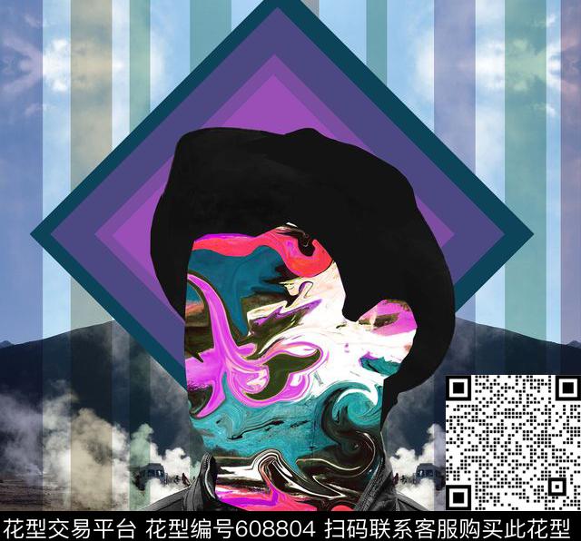 纪梵希givenchy不规则几何几何数码印花华亿平台下载（图片编号: 608804） - 瓦栏（Walan）