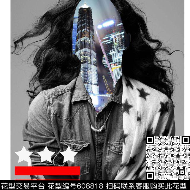 创意潮牌纪梵希givenchy数码印花华亿平台下载（图片编号: 608818） - 瓦栏（Walan）