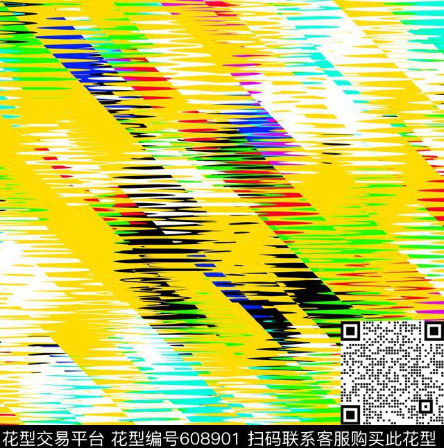 几何男装条纹数码印花华亿平台下载（图片编号: 608901） - 瓦栏（Walan）