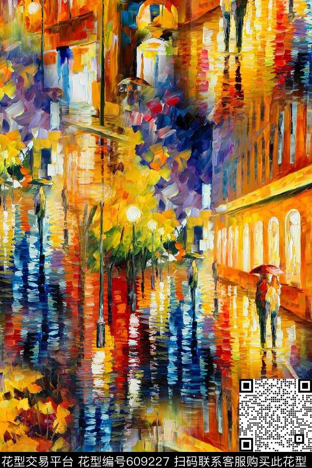 街道树数码印花华亿平台下载（图片编号: 609227） - 瓦栏（Walan）