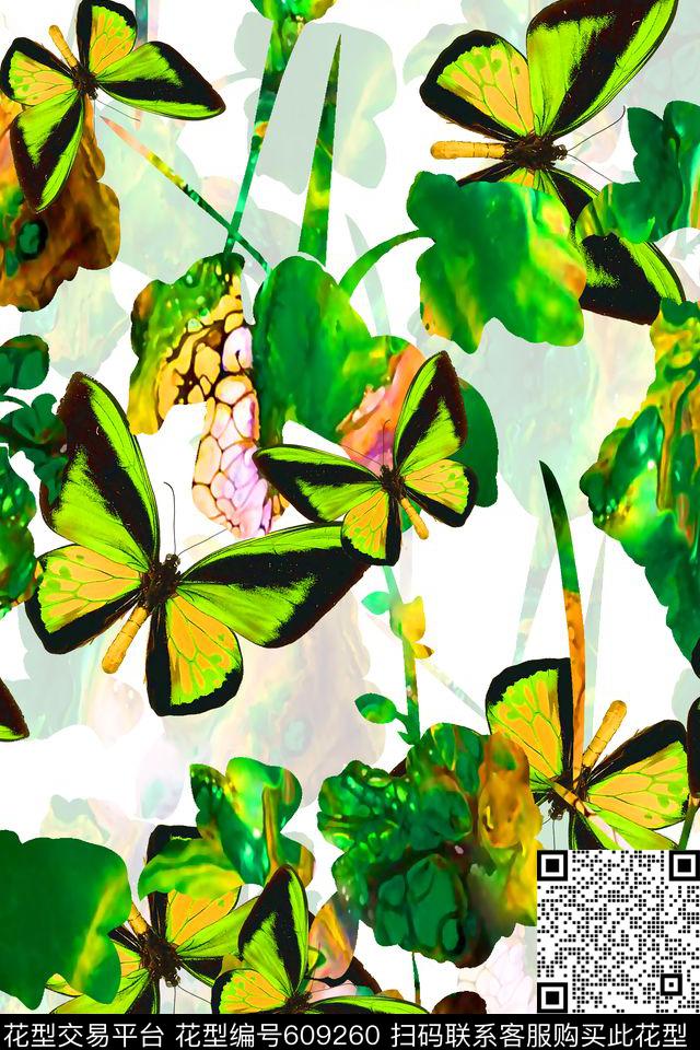 抽象几何清爽梦幻艺术平底立体手绘满版最新高清数码蕾丝民族中国风绣花珠宝肌理时尚潮

流大牌复古欧美风抽象纹理底纹蝴蝶女装裙数码印花华亿平台下载（图片编号: 609260） - 瓦栏（Walan）