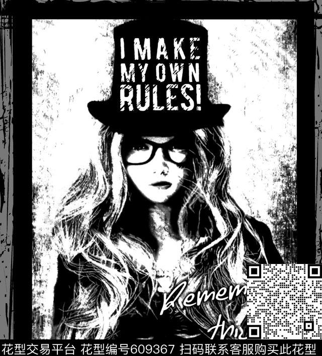 英文人物美女传统印花华亿平台下载（图片编号: 609367） - 瓦栏（Walan）