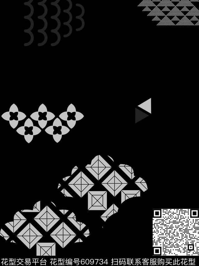 和风系多品可搭小韵味传统印花华亿平台下载（图片编号: 609734） - 瓦栏（Walan）