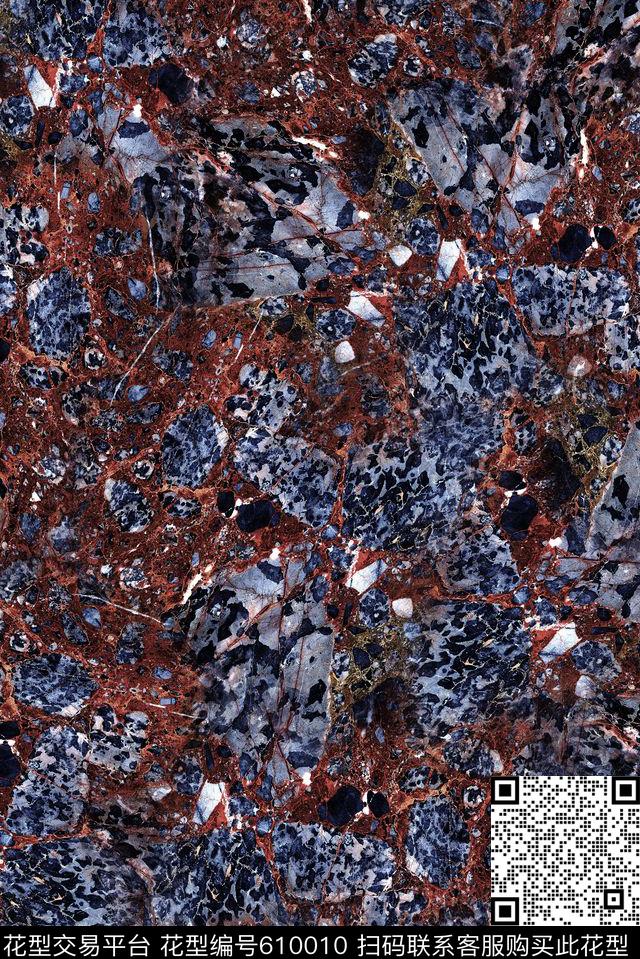 女装抽象肌理数码印花华亿平台下载（图片编号: 610010） - 瓦栏（Walan）