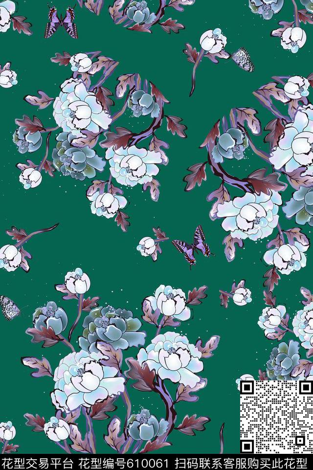 民族风抽象乱花数码印花华亿平台下载（图片编号: 610061） - 瓦栏（Walan）