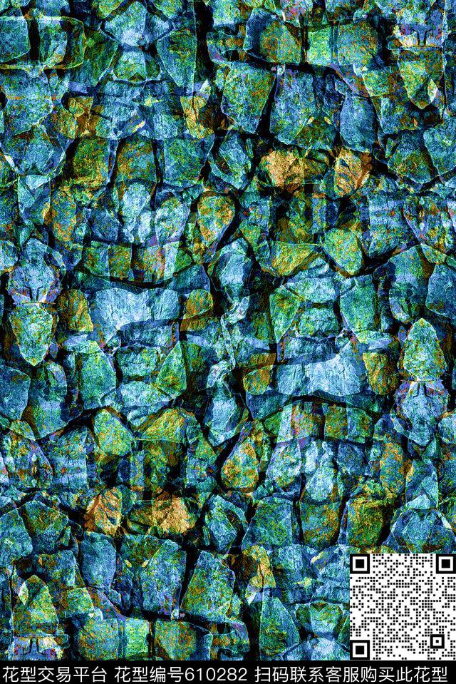 斑驳的大理石大理石纹理蓝色大理石数码印花华亿平台下载（图片编号: 610282） - 瓦栏（Walan）