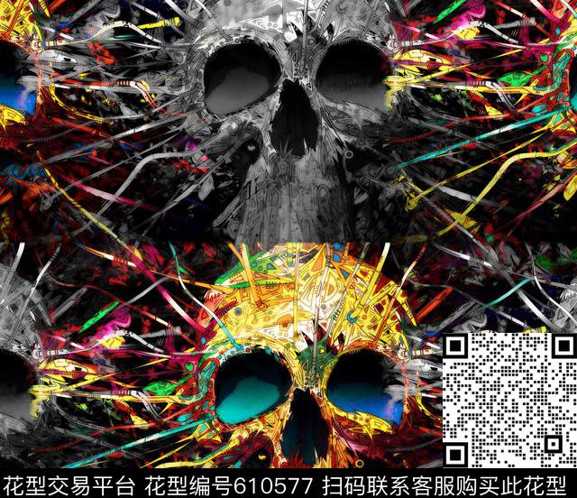 时尚欧美潮流数码印花华亿平台下载（图片编号: 610577） - 瓦栏（Walan）