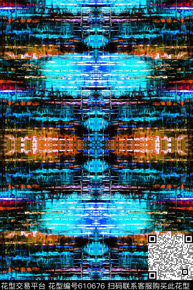 现代流行青春时尚印花数码印花华亿平台下载（图片编号: 610676） - 瓦栏（Walan）