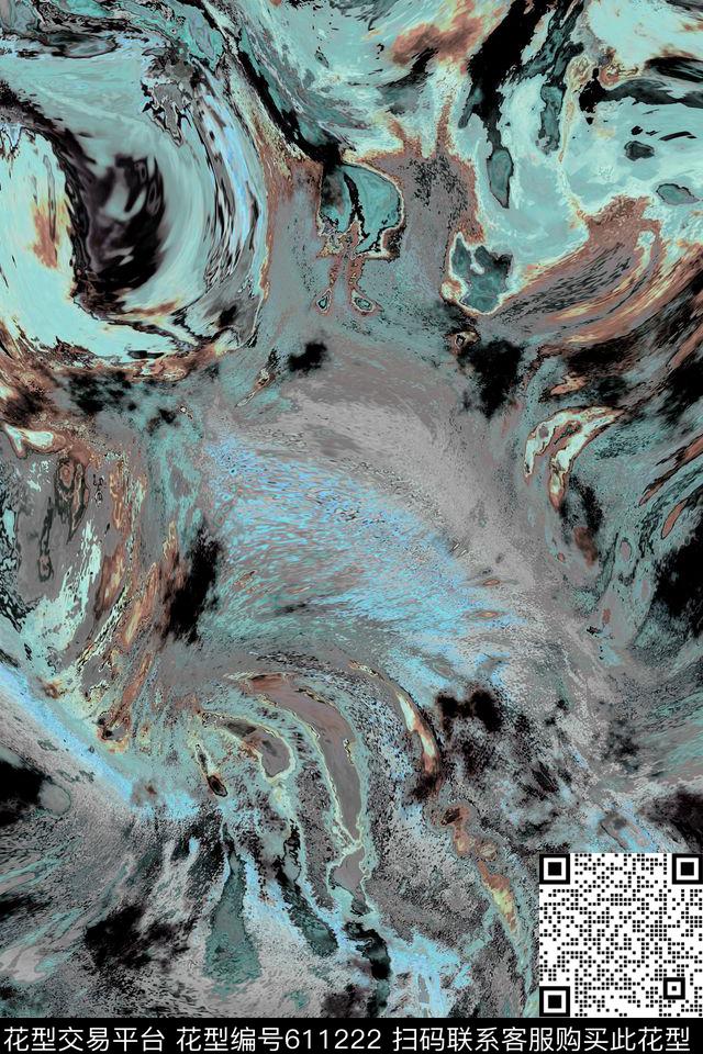 纹理笔触石纹数码印花华亿平台下载（图片编号: 611222） - 瓦栏（Walan）