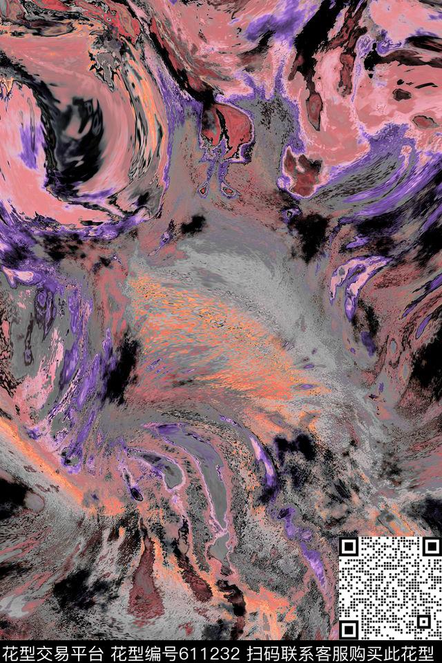 纹理笔触石纹数码印花华亿平台下载（图片编号: 611232） - 瓦栏（Walan）