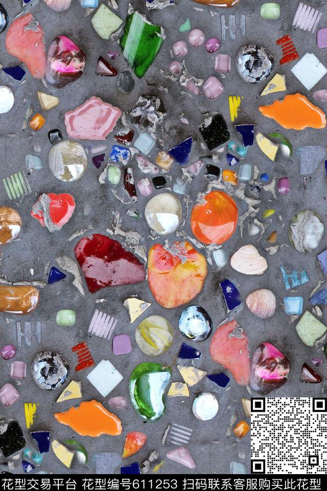 纹理石头肌理数码印花华亿平台下载（图片编号: 611253） - 瓦栏（Walan）