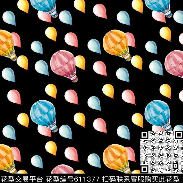 波点几何水彩数码印花华亿平台下载（图片编号: 611377） - 瓦栏（Walan）