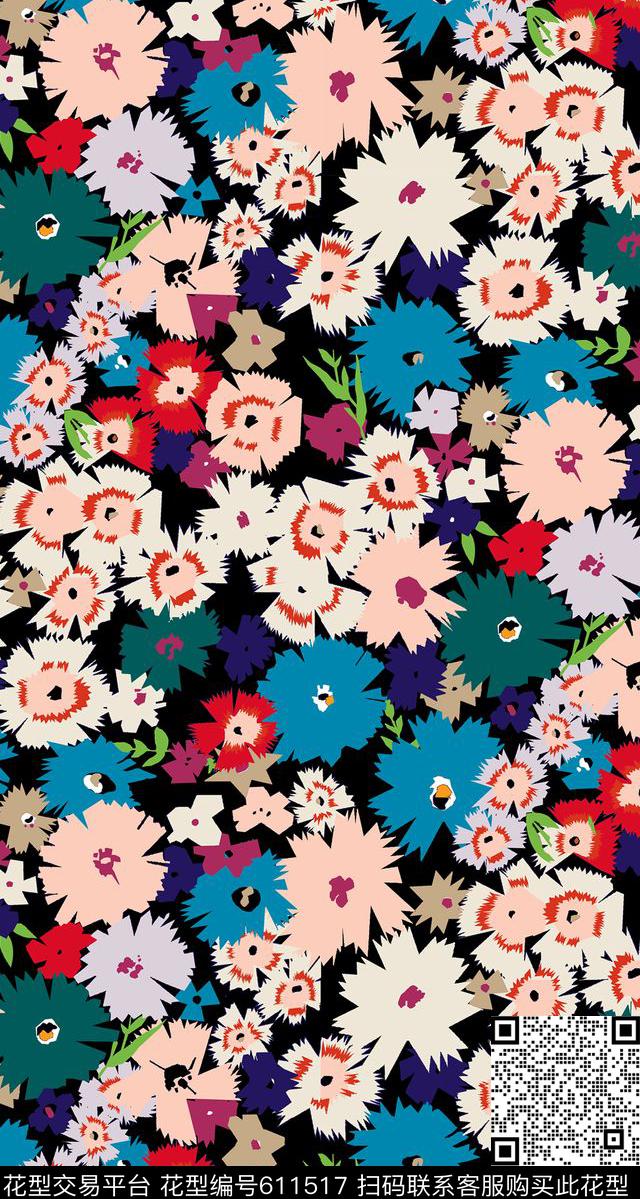 小碎花传统印花华亿平台下载（图片编号: 611517） - 瓦栏（Walan）