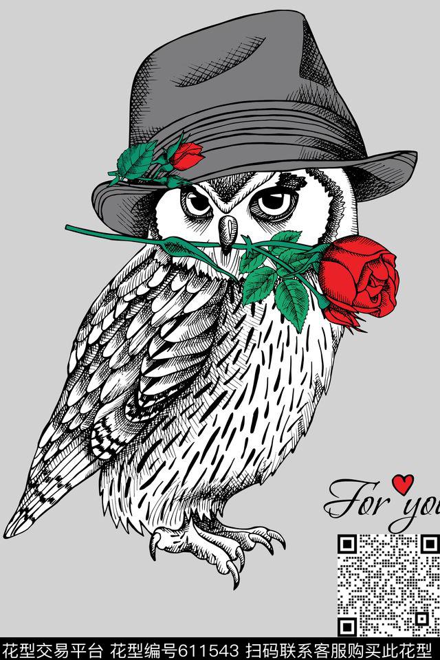 独幅童装动物纹传统印花华亿平台下载（图片编号: 611543） - 瓦栏（Walan）