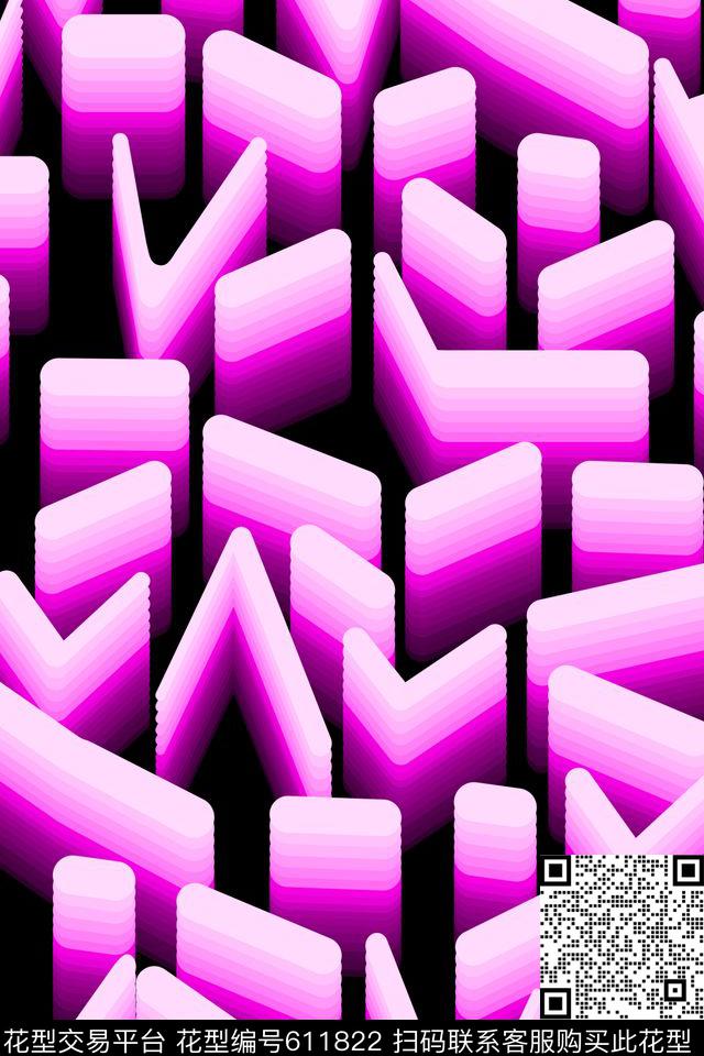 渐变几何男装衬衣外套传统印花华亿平台下载（图片编号: 611822） - 瓦栏（Walan）