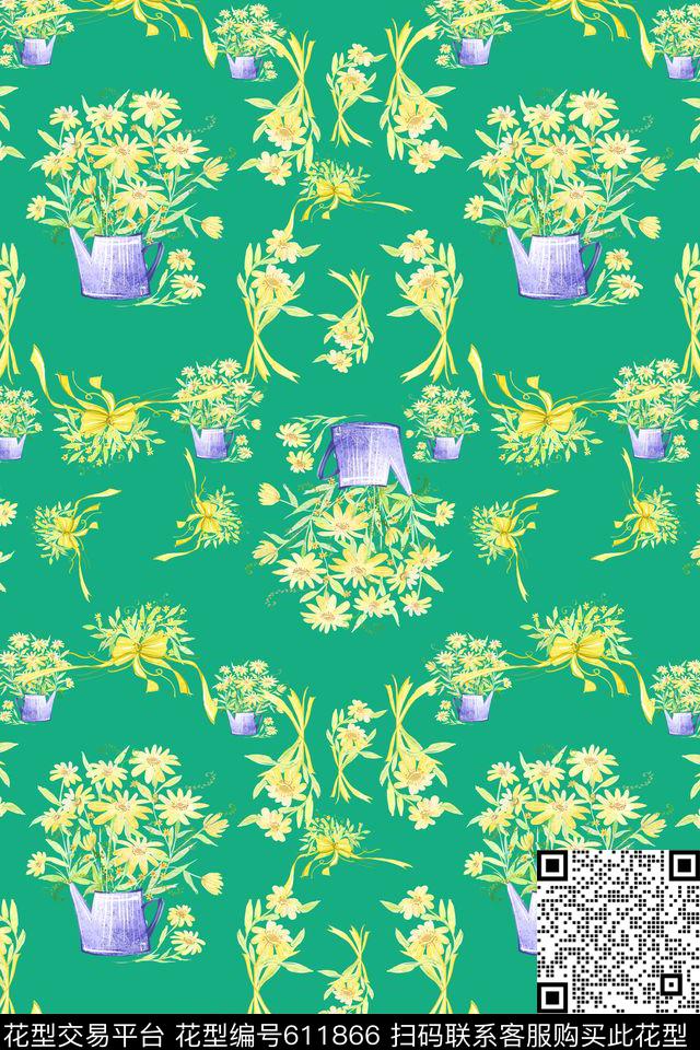 碎碎花卉花卉植物花卉数码印花华亿平台下载（图片编号: 611866） - 瓦栏（Walan）