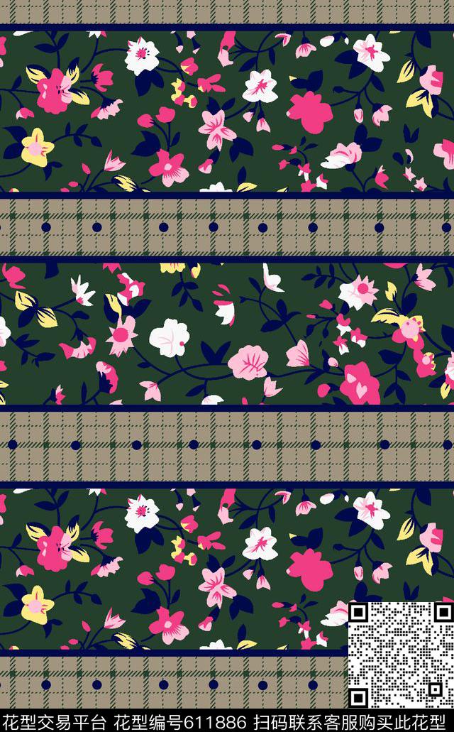 抽象几何清爽梦幻艺术平底立体手绘满版最新高清数码蕾丝民族中国风绣花珠宝肌理时尚潮

流大牌复古欧美风时尚小碎花横条小花女装裙传统印花华亿平台下载（图片编号: 611886） - 瓦栏（Walan）