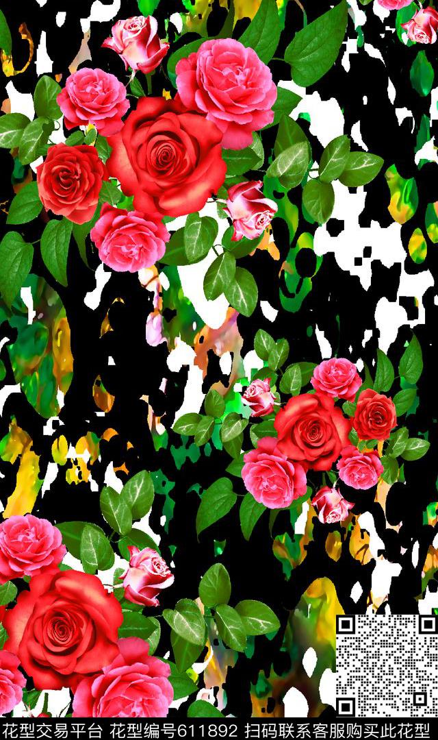 抽象几何清爽梦幻艺术平底立体手绘满版最新高清数码蕾丝民族中国风绣花珠宝肌理时尚潮

流大牌复古欧美风时尚小花水彩花卉纹理底纹数码印花华亿平台下载（图片编号: 611892） - 瓦栏（Walan）