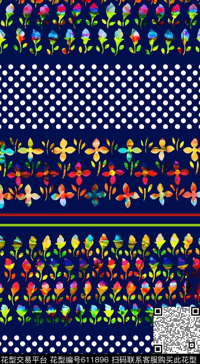 水彩小碎花女装裙女装衬衫数码印花华亿平台下载（图片编号: 611896） - 瓦栏（Walan）