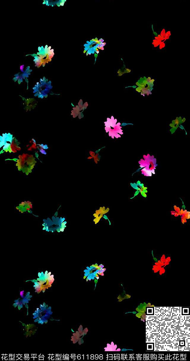 抽象几何清爽梦幻艺术平底立体手绘满版最新高清数码蕾丝民族中国风绣花珠宝肌理时尚潮

流大牌复古欧美风水彩小花卉女装裙女装衬衫数码印花华亿平台下载（图片编号: 611898） - 瓦栏（Walan）