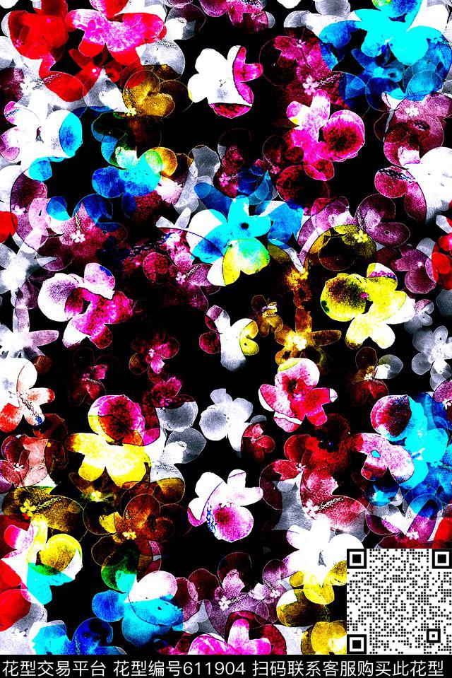 女裙夏季潮流女装数码印花华亿平台下载（图片编号: 611904） - 瓦栏（Walan）