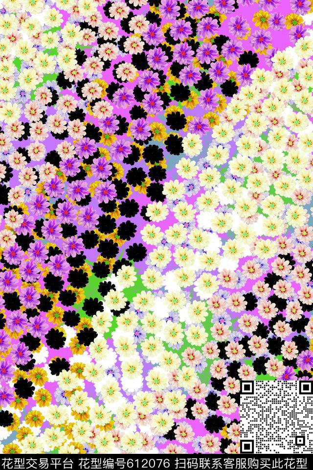 L.D~清新L.D~花卉L.D~水彩传统印花华亿平台下载（图片编号: 612076） - 瓦栏（Walan）