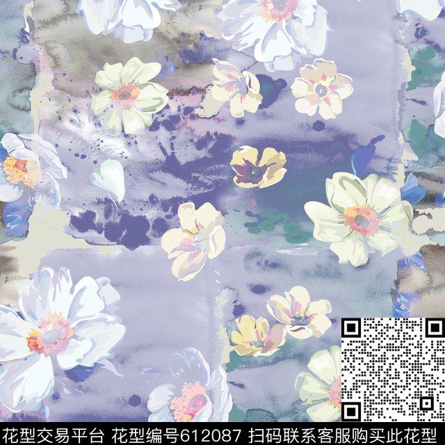 乱花花朵小碎花数码印花华亿平台下载（图片编号: 612087） - 瓦栏（Walan）