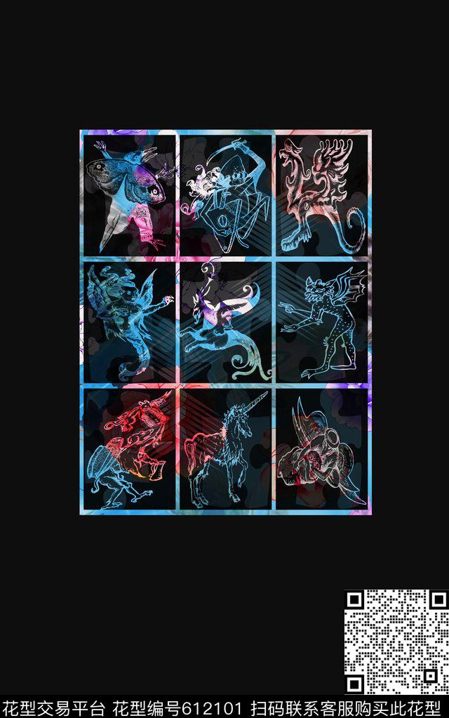 零点--男装男装时尚数码印花华亿平台下载（图片编号: 612101） - 瓦栏（Walan）