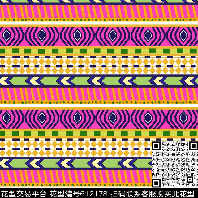 几何民族小清新传统印花华亿平台下载（图片编号: 612178） - 瓦栏（Walan）