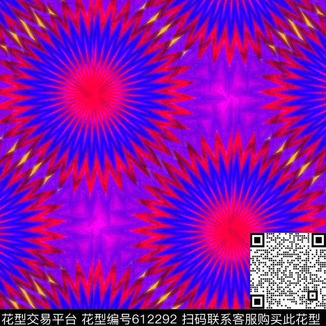 圆圈圆点几何数码印花华亿平台下载（图片编号: 612292） - 瓦栏（Walan）