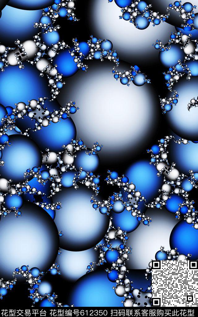 纹理几何分形数码印花华亿平台下载（图片编号: 612350） - 瓦栏（Walan）