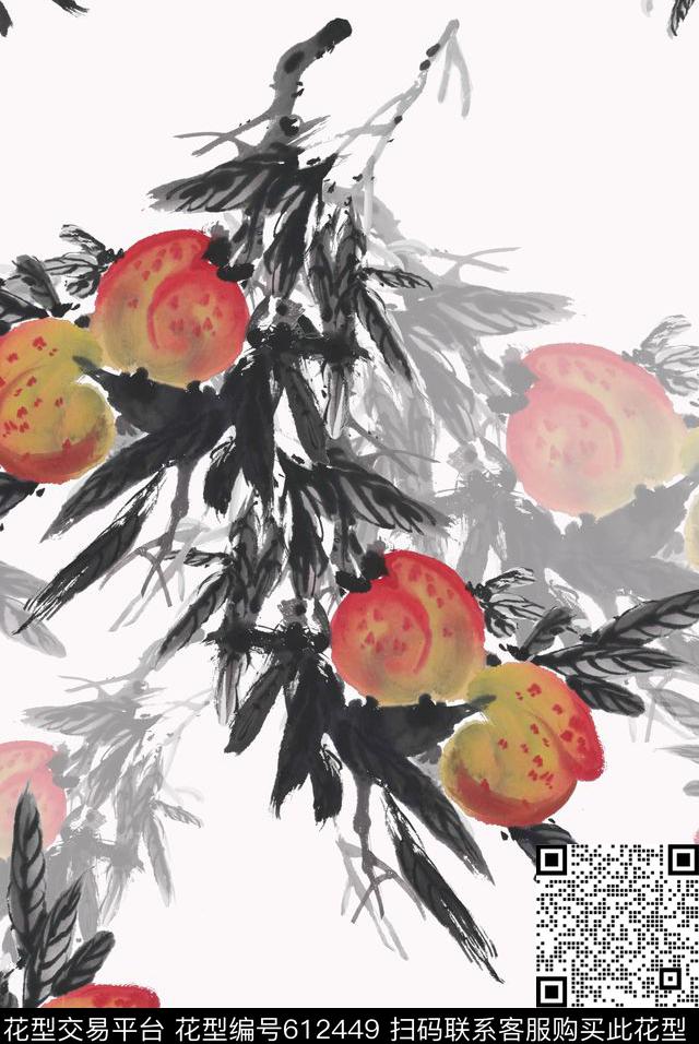 花朵花卉数码印花华亿平台下载（图片编号: 612449） - 瓦栏（Walan）