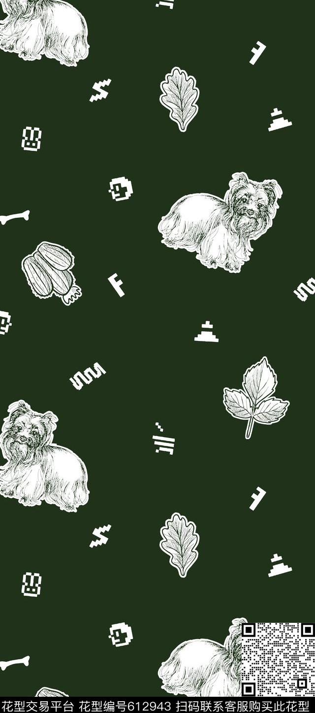 动物手绘插画传统印花华亿平台下载（图片编号: 612943） - 瓦栏（Walan）